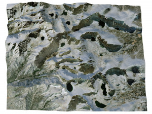 Mount Whitney California USA Terrain 3D Model