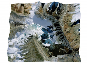 Nanda Devi Uttarakhand India Terrain 3D-Modell