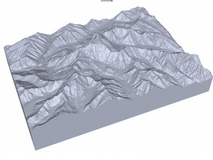 Nanga Parbat Pakistan Terrain 3D मॉडल