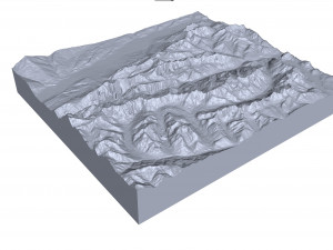 Naturpark Karwendel Austria Terrain 3D 模型