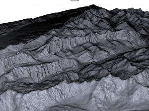Naturpark Karwendel Austria Terrain 3D 模型
