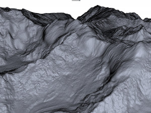 Ngadi Chuli Mountain Nepal Terrain 3D मॉडल