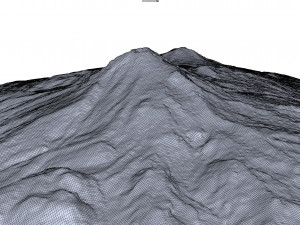 Pico de Orizaba Stratovolcano Mexico Terrain Modèle 3D