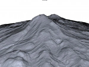 Pico de Orizaba Estratovolc&aacute;n M&eacute;xico Terreno Modelo 3D