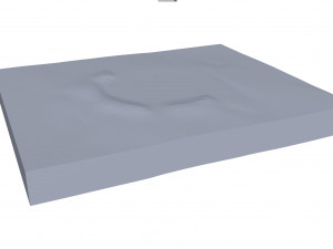 Pingualuit Crater Canada Terrain 3D Модель