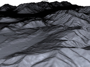 Queenstown Terrain New Zealand Terrain Modelo 3D