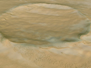 Roter Kamm Crater Namibia Terrain 3D-Modell