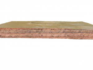 Roter Kamm krater Namibi&euml; terrein 3D Model