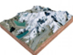 Shishapangma Mountain China Terrain 3D Модель