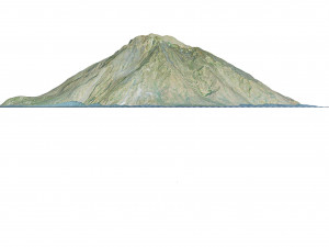 Stromboli Terrain Model 3D