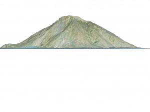 Stromboli Terrain 3D Model