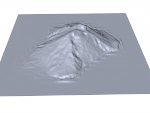 Stromboli Terrain Model 3D