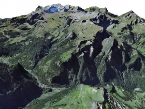Sulegg Alps Switzerland Terrain Modelo 3D