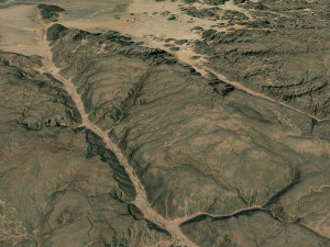 Tassili NAjjer National Park Illizi Algeria Terrain 3Dモデル