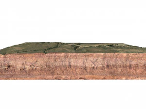 Tassili NAjjer National Park Illizi Algeria Terrain 3D Model