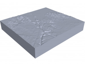 Tassili NAjjer National Park Illizi Algeria Terrain 3Dモデル