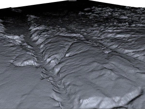 Tassili NAjjer National Park Illizi Algeria Terrain 3D Model