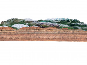 Tatshenshini Alsek Canada Terrain Modello 3D