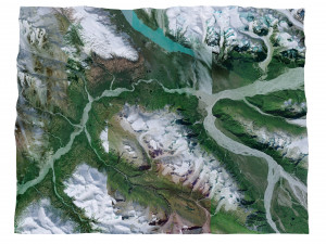 Tatshenshini Alsek Canada Terrain Modello 3D
