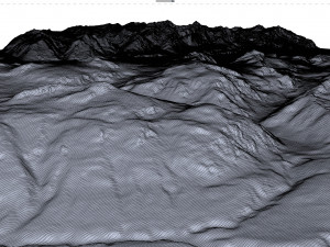Tatshenshini Alsek Canada Terrain Modello 3D
