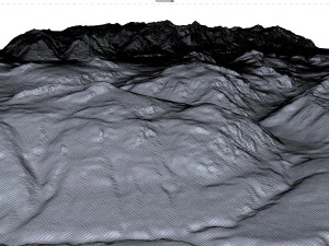 Tatshenshini Alsek Canada Terrain 3D Model