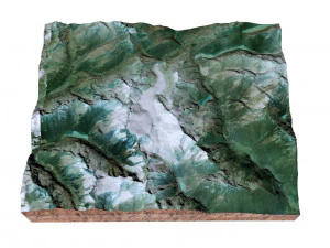 Tieralplistock Alps Switzerland Terrain 3D Model