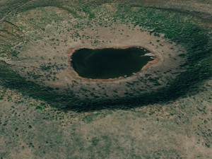 Tswaing Crater South Africa Terrain Model 3D