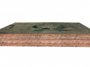 Tswaing Crater South Africa Terrain Model 3D