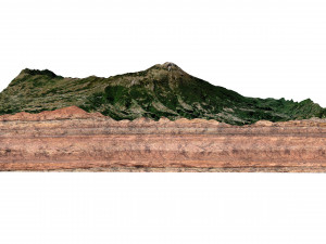 Volcan Tajumulco Stratovolcano Guatemala Terrain 3Dモデル