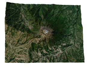 Volcan Tajumulco Stratovolcano Guatemala Terrain 3Dモデル
