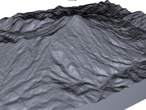 Volcan Tajumulco Stratovolcano Guatemala Terrain 3Dモデル