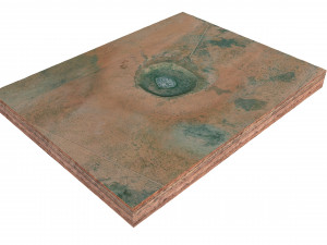 Wolfe Creek Crater Australia Terrain 3D 모델