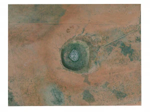 Wolfe Creek Crater Australia Terrain 3D Model