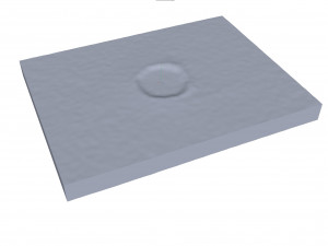 Wolfe Creek Crater Australia Terrain 3D 모델