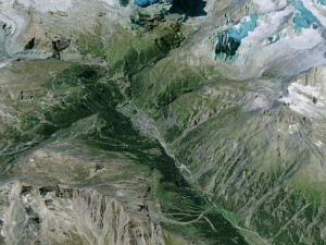 Zermatt Alps Switzerland Terrain 3D 모델