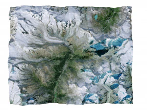 Zermatt Alps Switzerland Terrain 3D Model