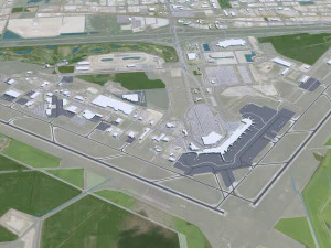 Edmonton city Canada 3D Model