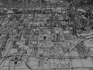 Edmonton city Canada 3D 模型