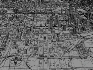 Edmonton city Canada 3D Model