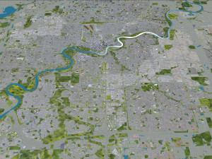 Edmonton city Canada 3D 模型