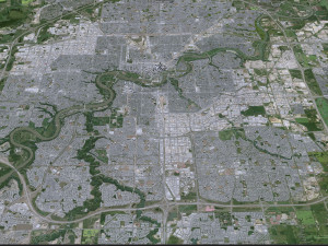 Edmonton city Canada 3D 模型