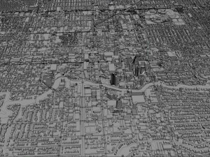 Fort Lauderdale city Florida USA 40km Modelo 3D