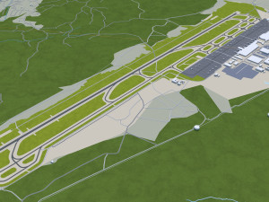 Gothenburg city Sweden 80km 3D Модель