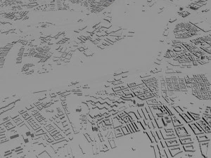 Gothenburg city Sweden 80km 3D Model