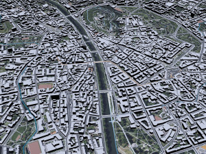 Graz city Austria 40km Modello 3D
