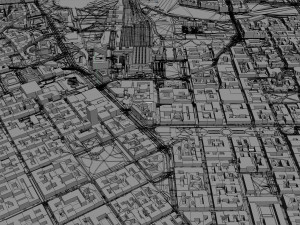 Helsinki city Finland 50km 3D Model