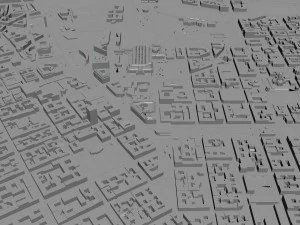 Helsinki city Finland 50km 3D Model