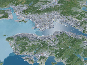 Hong Kong city 70km Modelo 3D