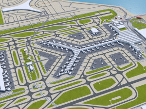 Hong Kong city 70km Modelo 3D