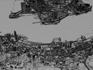 Hong Kong city 70km Modelo 3D